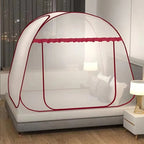 Bed Mosquito Net Pop-Up Foldable Integrated Floor