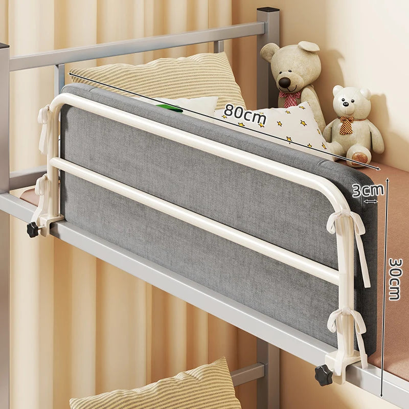 Bed Safety Rail Padded Clamp-Mounted No-Drill Installation