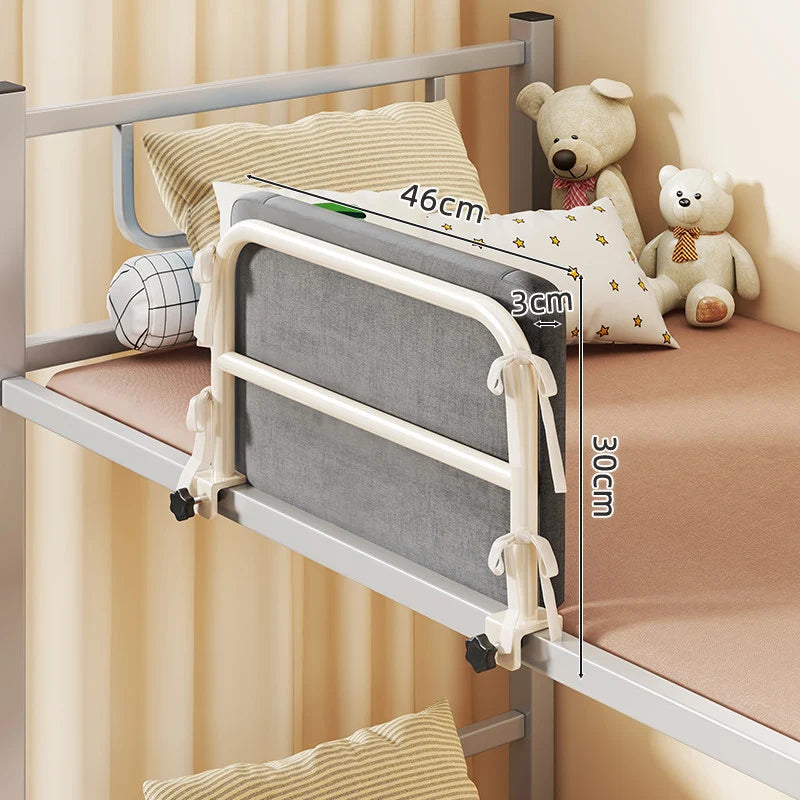 Bed Safety Rail Padded Clamp-Mounted No-Drill Installation