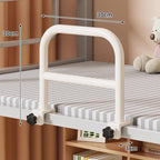 Bed Safety Rail Padded Clamp-Mounted No-Drill Installation