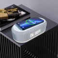 Bedside Alarm Clock 15W Wireless Qi LED Night Light