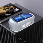 Bedside Alarm Clock 15W Wireless Qi LED Night Light