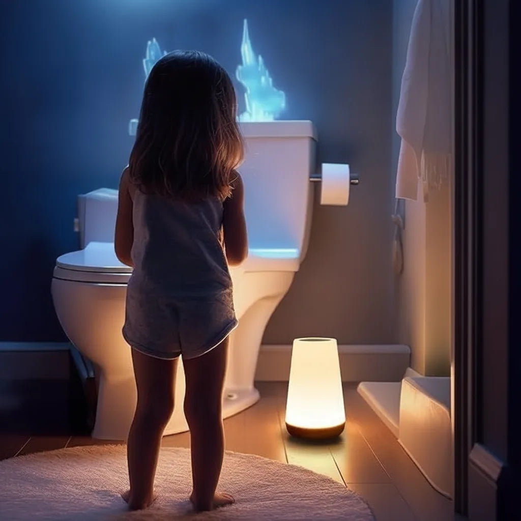 Bedside Table Lamp Touch Dimmable 13-Color USB Rechargeable