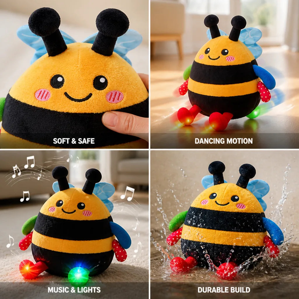 Bee Toy Dancing Motion Music & LED Lights