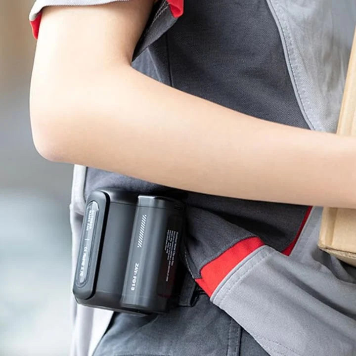 Belt Clip Fan Hands-Free 8-Hour Battery Concealed Blades