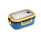 Bento Lunchbox Two-Tier Stackable Fork & Spoon