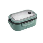 Bento Lunchbox Two-Tier Stackable Fork & Spoon
