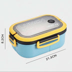 Bento Lunchbox Two-Tier Stackable Fork & Spoon