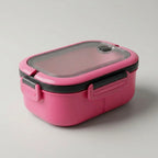 Bento Lunchbox Two-Tier Stackable Fork & Spoon