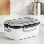 Bento Lunchbox Two-Tier Stackable Fork & Spoon