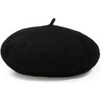 Beret Soft Breathable Wool One-Size Stretch Fit