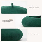 Beret Wool Warm & Breathable Classic French Style