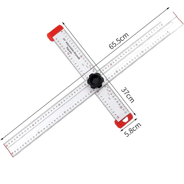 Bevel Gauge Precise Metal 0 To 180 Degrees
