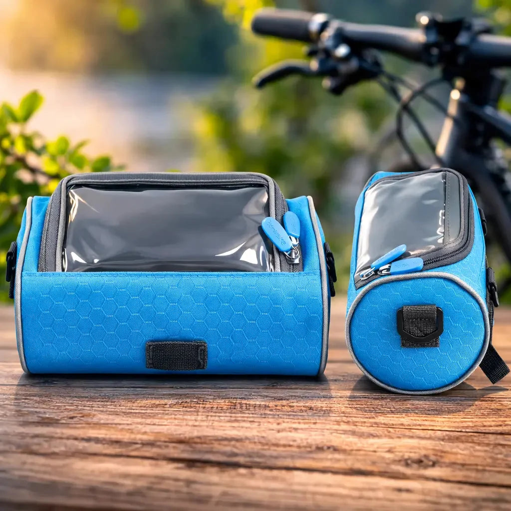 Bicycle Handlebar Bag Touchscreen Window Water-Resistant Nylon