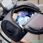 Bicycle Handlebar Bag Touchscreen Window Water-Resistant Nylon