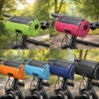 Bicycle Handlebar Bag Touchscreen Window Water-Resistant Nylon