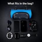 Bicycle Handlebar Bag Touchscreen Window Water-Resistant Nylon