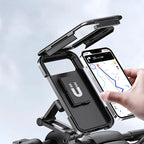 Bicycle Phone Mount Waterproof Case & 360° Swivel