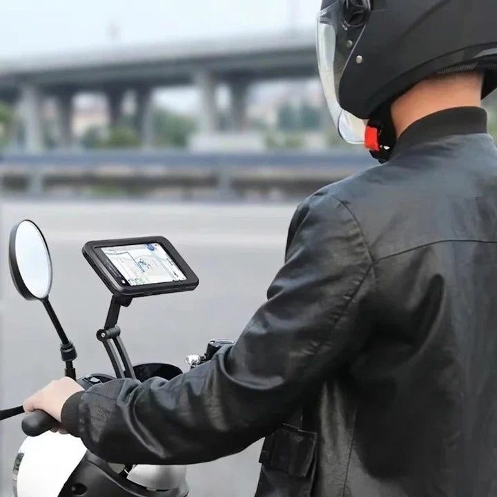 Bicycle Phone Mount Waterproof Case & 360° Swivel