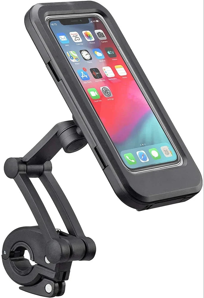 Bicycle Phone Mount Waterproof Touchscreen 360 Degree Rotation
