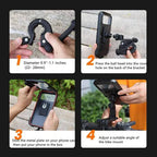 Bicycle Phone Mount Waterproof Touchscreen 360 Degree Rotation