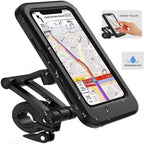 Bicycle Phone Mount Waterproof Touchscreen 360 Degree Rotation