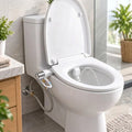 Bidet Attachment Dual Nozzles & Adjustable Pressure