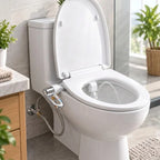 Bidet Attachment Dual Nozzles & Adjustable Pressure