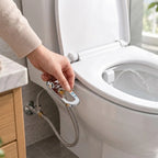 Bidet Attachment Dual Nozzles & Adjustable Pressure