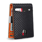 Bifold Wallet RFID Blocking Scratch-Resistant Microfiber Money Clip