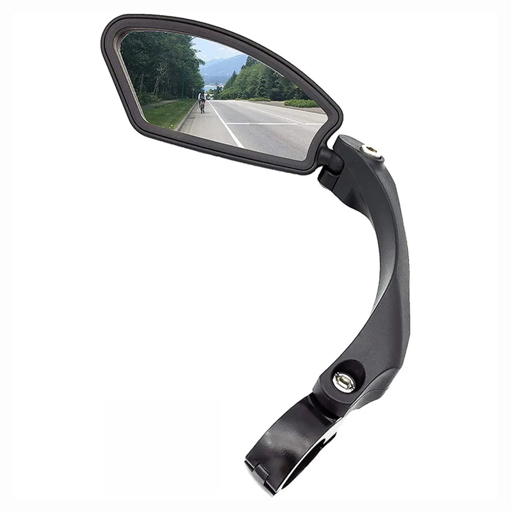 Bike Handlebar Mirrors HD Flat Glass 360° Rotating Foldable Pair