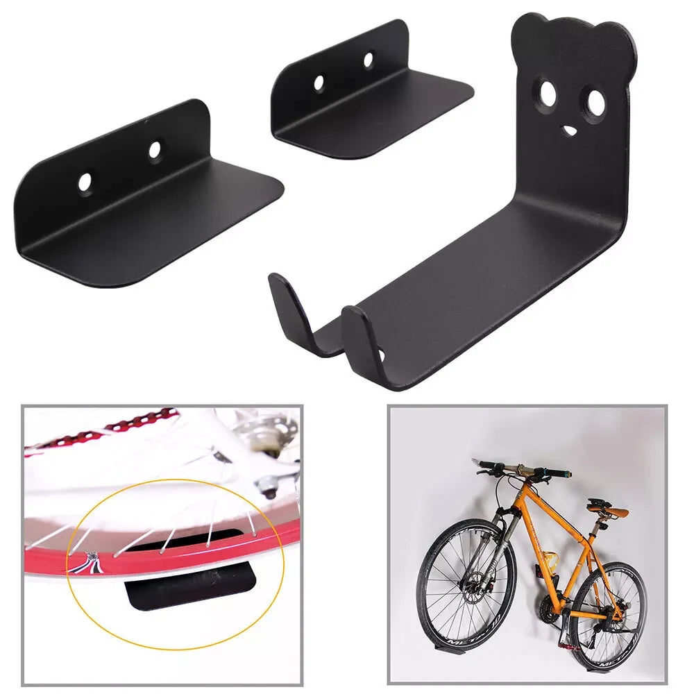 Bike Rack Wall-Mounted Pedal-Mount 150 lb Capacity