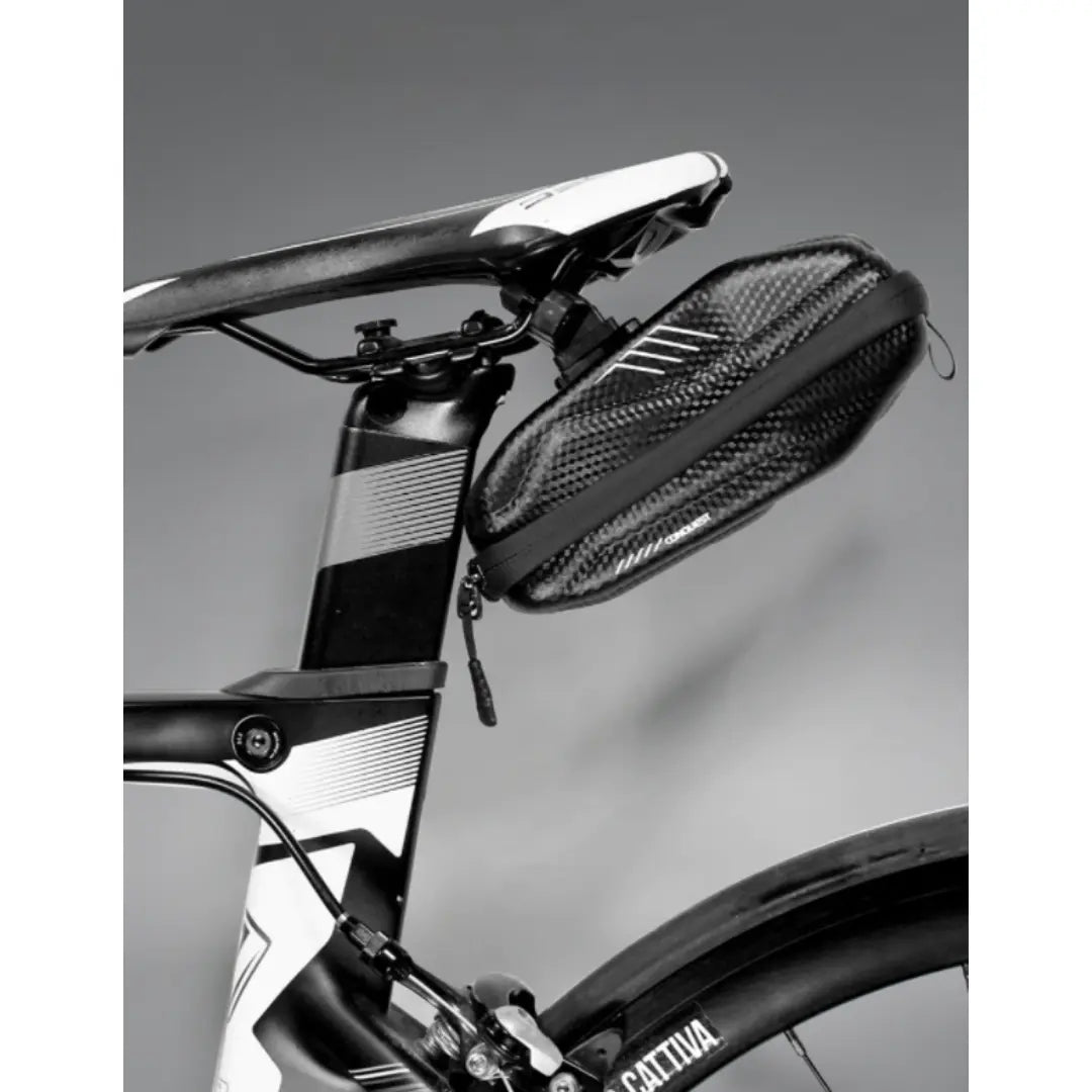 Bike Saddle Bag Quick-Release Clamp EVA Hard Shell