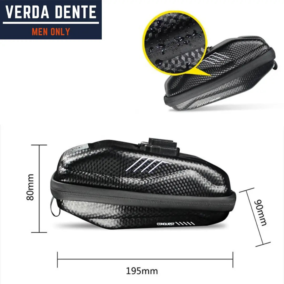 Bike Saddle Bag Quick-Release Clamp EVA Hard Shell
