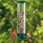 Bird Feeder Squirrel-Proof Rotating 4 Feeding Stations