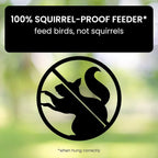 Bird Feeder Weight-Activated Spinning Perch 5-Pound Capacity