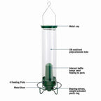 Bird Feeder Weight-Activated Spinning Perch 5-Pound Capacity