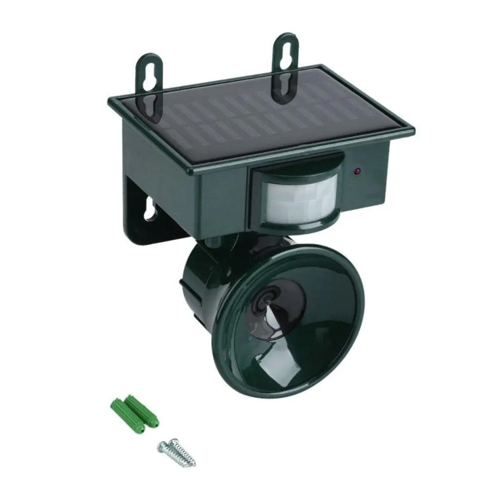 Bird Repellent Ultrasonic Motion-Activated Solar-Powered
