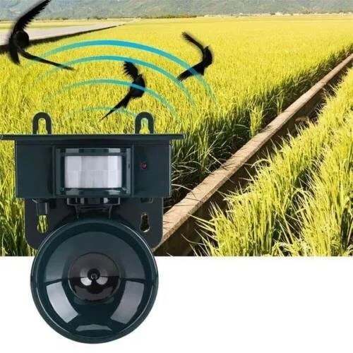 Bird Repellent Ultrasonic Motion-Activated Solar-Powered