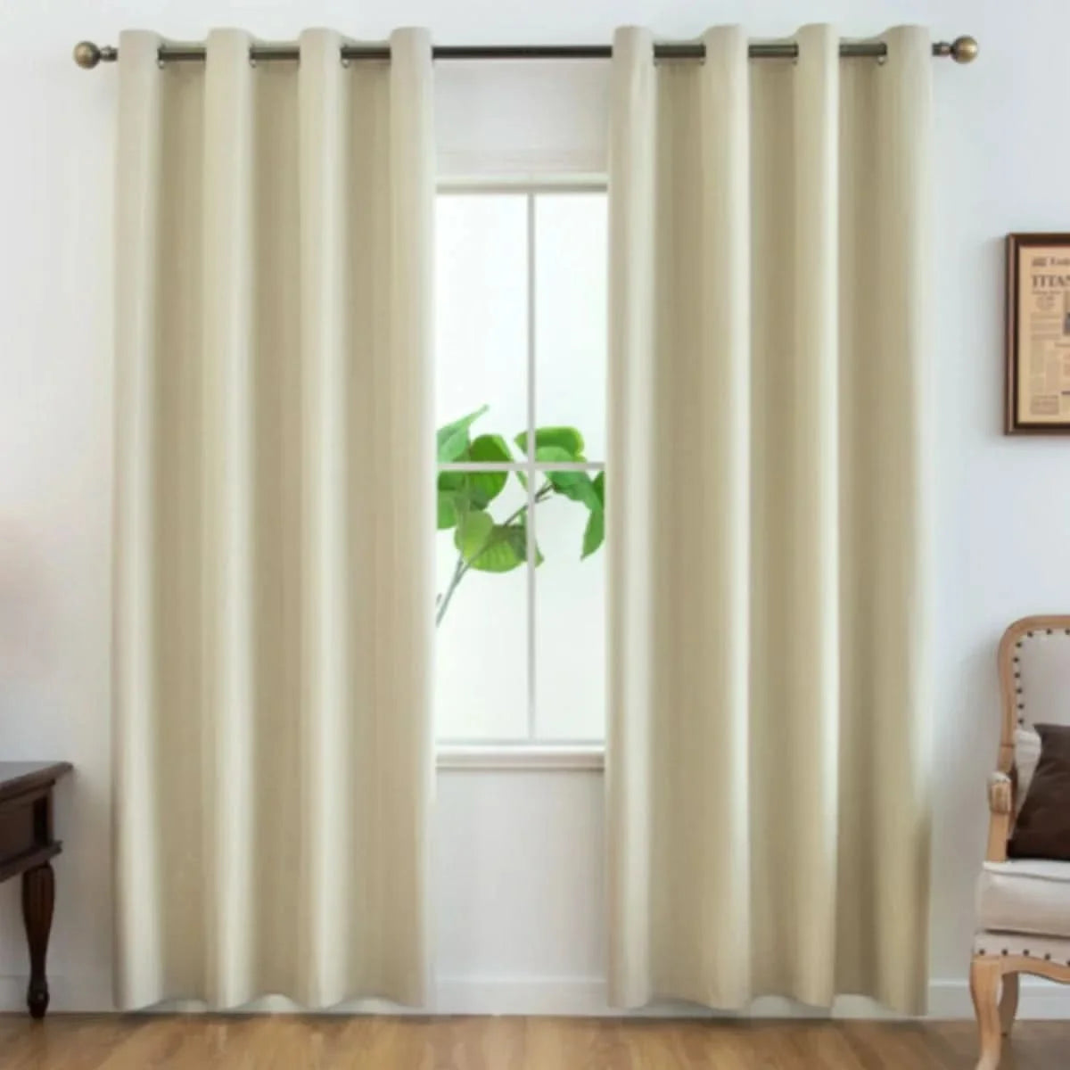 Blackout Curtains 100% Light Blocking Thermal Insulated Set of 2