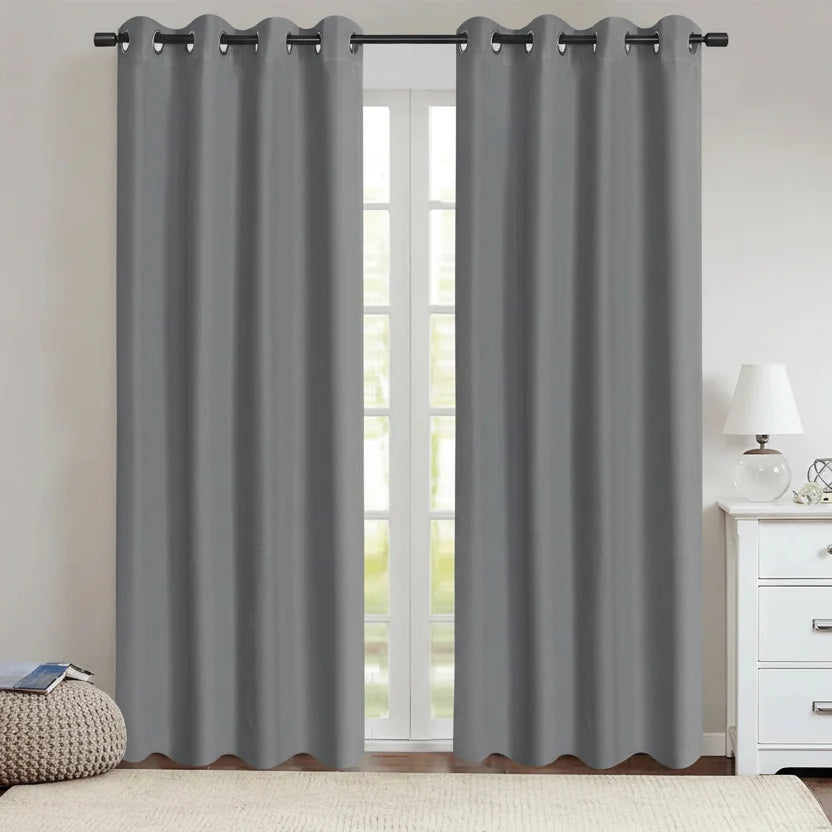 Blackout Curtains 100% Light Blocking Thermal Insulated Set of 2