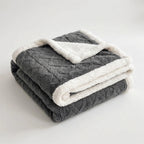 Blanket Double-Sided Polyester Fleece Lightweight & Machine-Washable