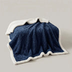 Blanket Double-Sided Polyester Fleece Lightweight & Machine-Washable