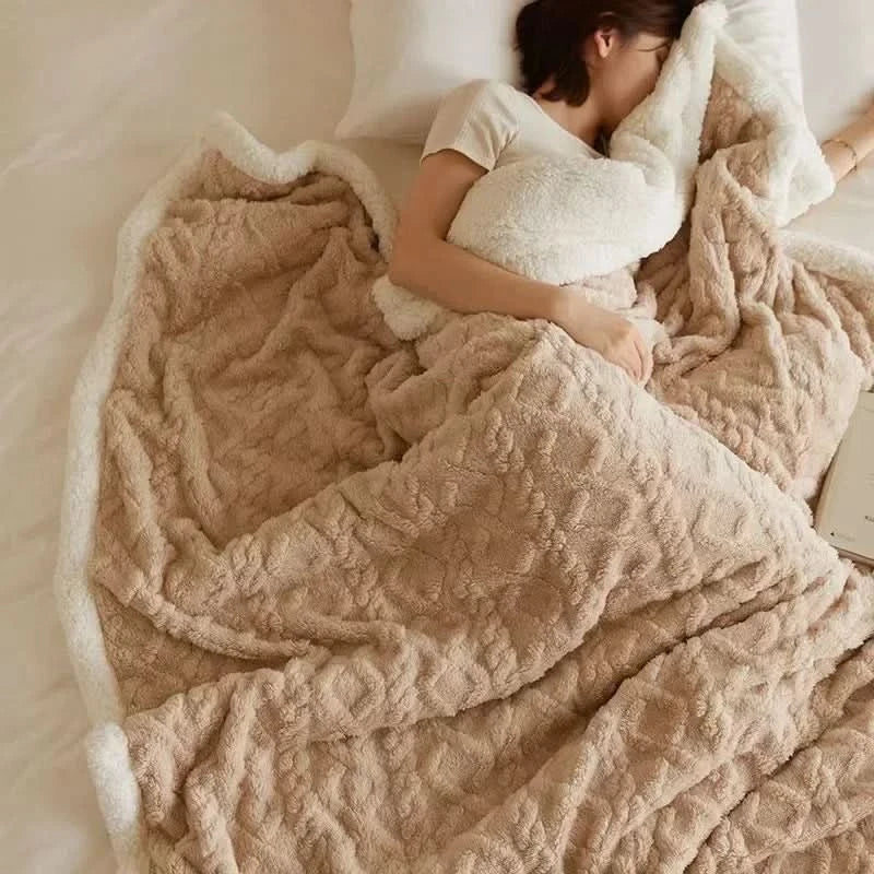 Blanket Reversible Microfleece & Lambswool