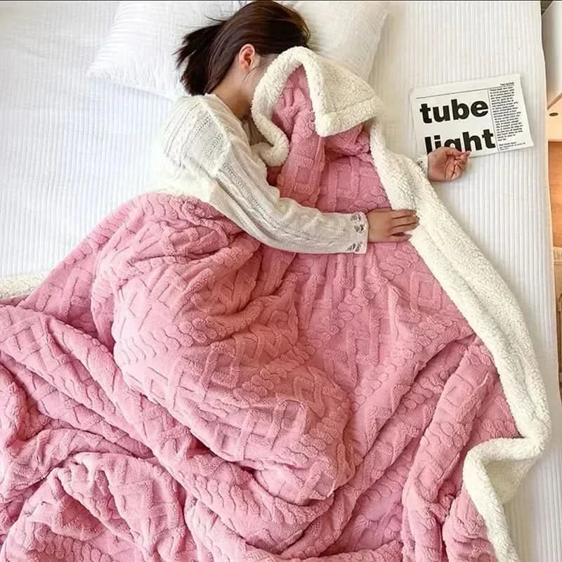 Blanket Reversible Microfleece & Lambswool