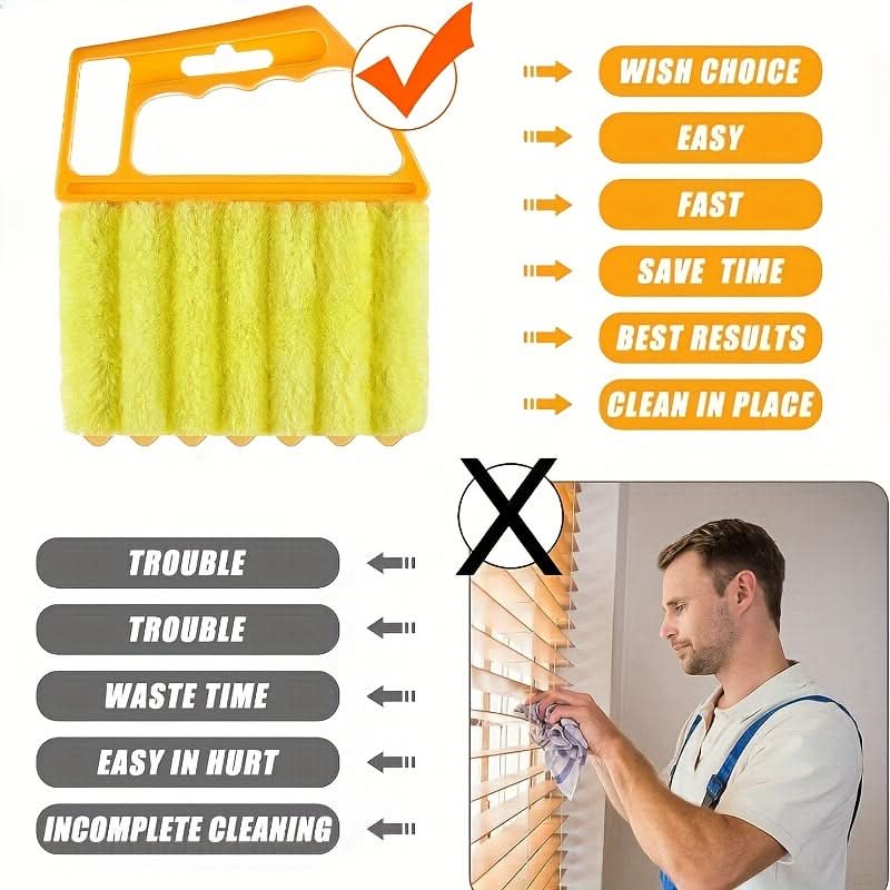 Blinds Cleaning Brush Washable Microfiber Reusable