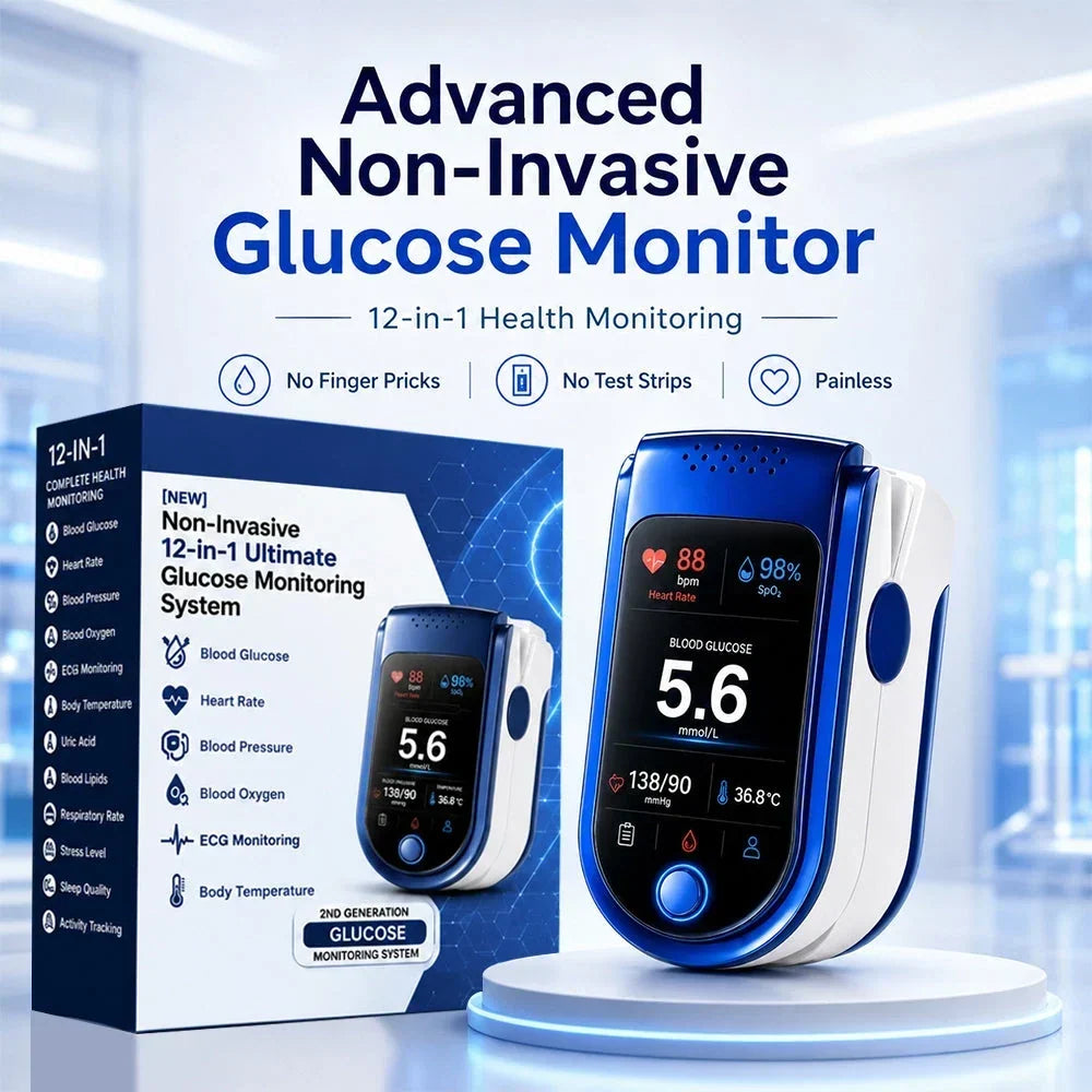 Blood Glucose Monitor Non-Invasive Laser Scan Compact Design