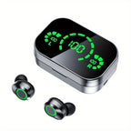Bluetooth Earbuds LED Battery Display Touch Controls 4-Hour Playtime