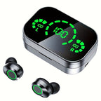 Bluetooth Earbuds LED Battery Display Touch Controls 4-Hour Playtime