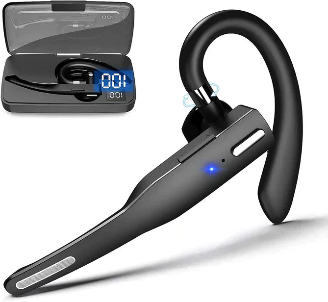 Bluetooth Headset Noise-Cancelling Dual Mic Up To 25 Hours